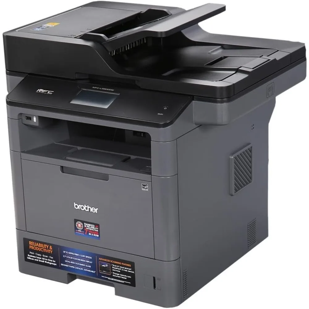 Monochrome Laser Printer, Multifunction Printer, All-in-One Printer, MFC-L5800DW, Wireless Networking, Mobile Printing