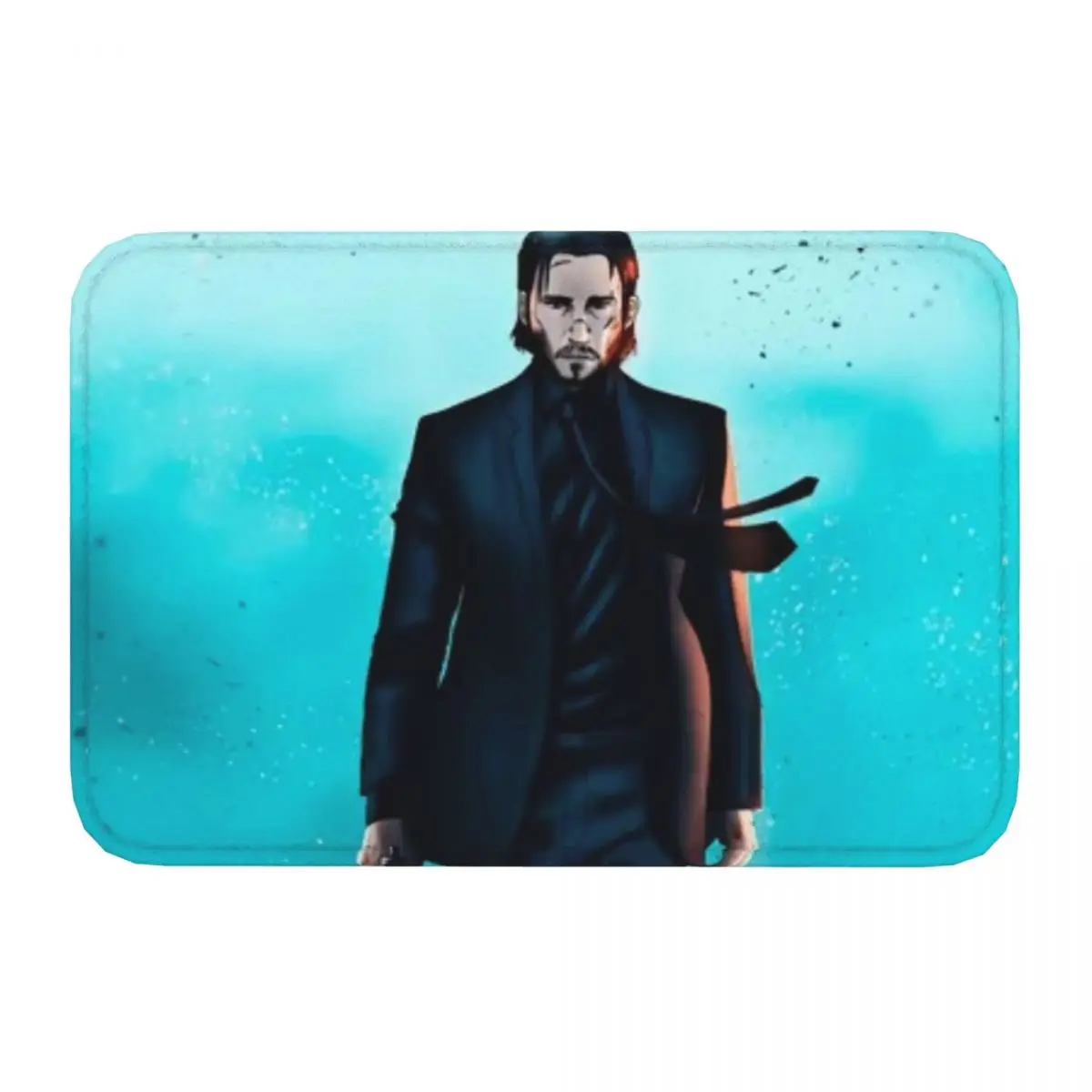 John Wick Bathroom Mat Seaworld Man Doormat Kitchen Carpet Outdoor Rug Home Decor