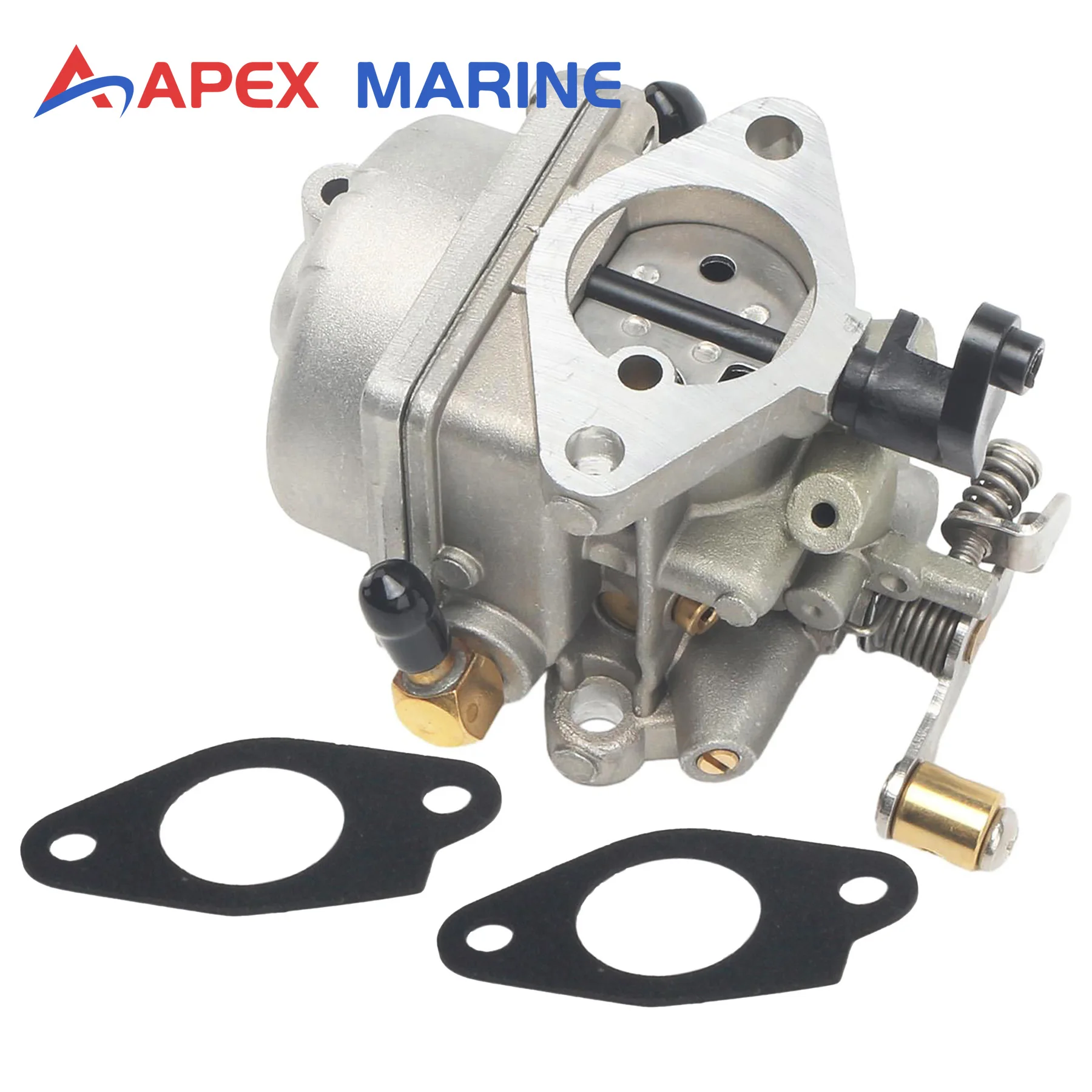 6BV-14301 Carburetor Assy with Gaskets 6BX-E3646-00 Fits Yamaha 4-Stroke 4HP F4 Outboard Motor 6BV-14301-10 6BV-14301-11