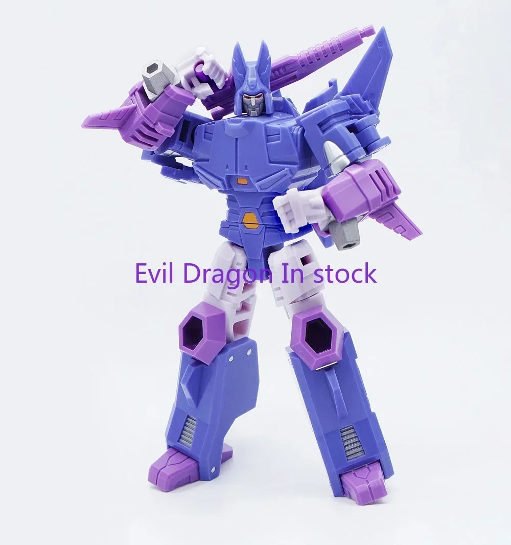 In Stock Transformation Toys MechFans Toys MF-19 MF-19B Metallic MFT Cyclonus Action Figure Toy Collection Gift