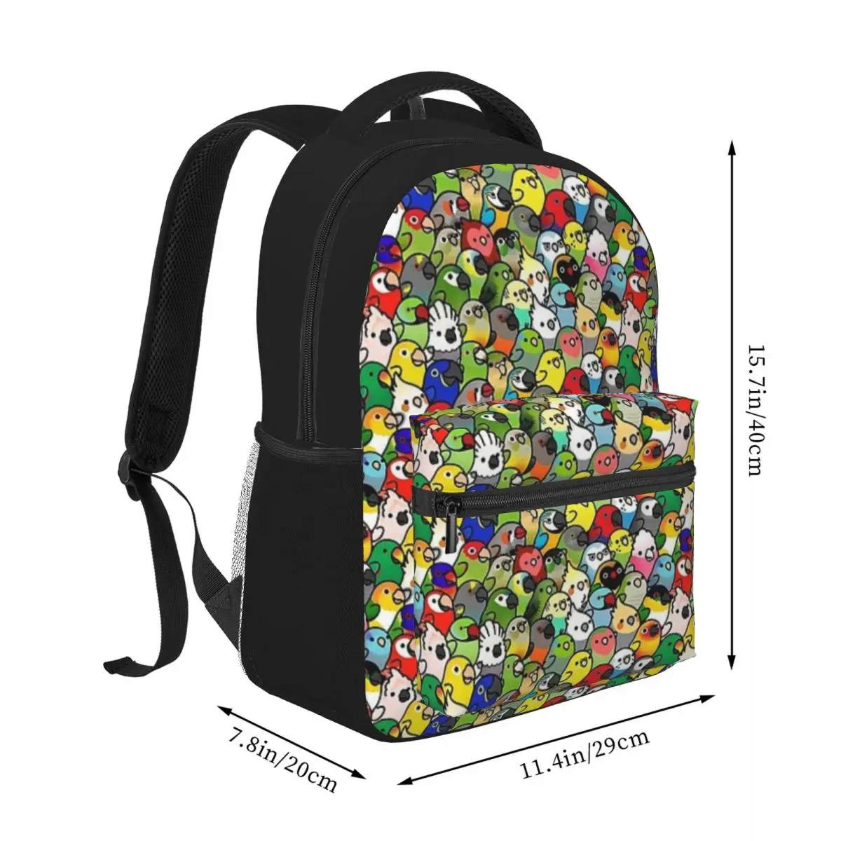 Everybirdy Pattern 2023 Fashion Brand Children's Cartoon Schoolbag Boys and Girls Backpack Cute Two-Shoulder Bag Kids 16inch