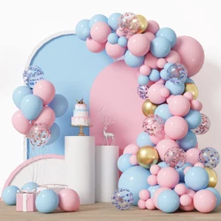 Pink Blue Balloon Garland Arch Kit Birthday Party Decoration Kids Baby Shower Boy Or Girl Latex Ballon Wedding Birthday Suppiles