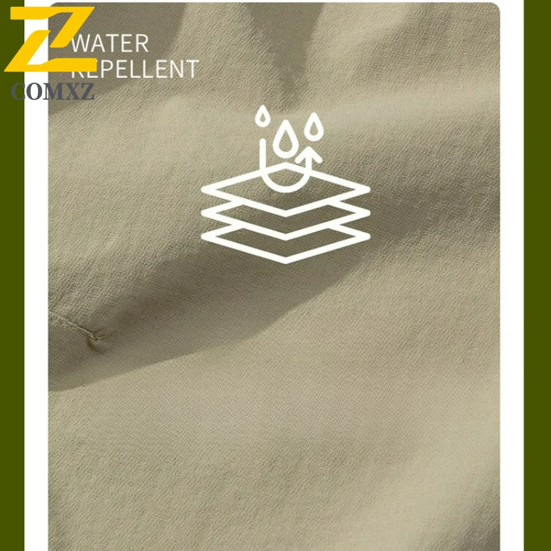 Men's Cargo Pants 2025 New Autumn Loose Casual Solid Color Jogger Pants Outdoor Multi Terrain Hiking Utility Breathable Trousers