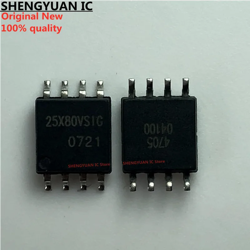 10Pcs 25X80VSIG W25X80VSIG W25X80VSSIG 25X80VS1G SOP-8 Memory chip 100% new imported original 100% quality