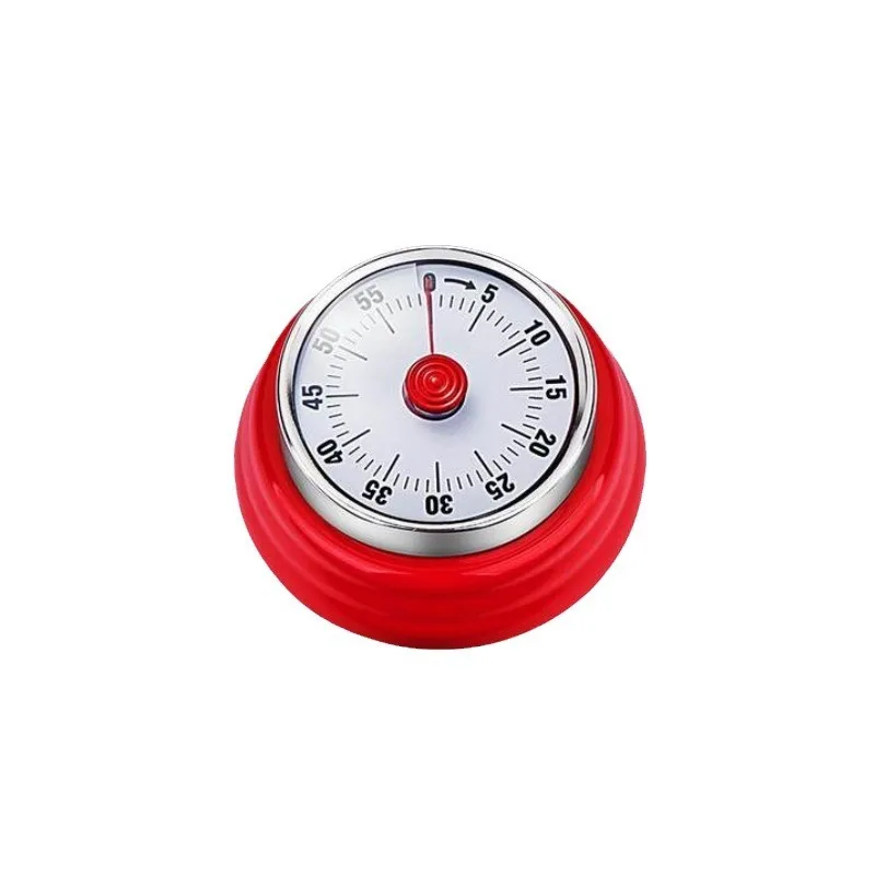 Timer Kitchen with Magnet Mechanical Egg Timer Learning Round Household Metal