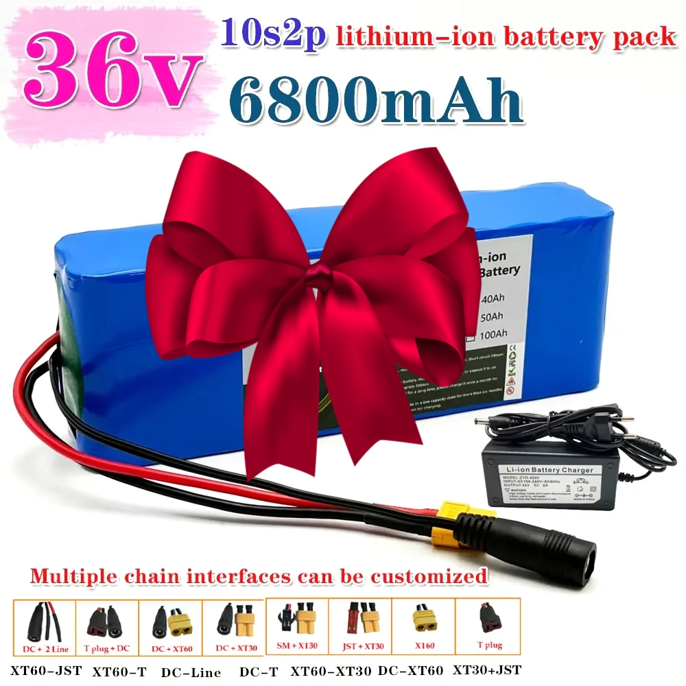 

36v Battery 10S2P 36V 6800mAh 36v Electric Scooter Battery Lithium Electric Scooter 500W Electric Scooter Battery