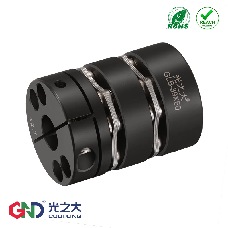 GLB 45# Steel 8 screw high rigidity double diaphragm Clamp Series GLB-65X77-25X35 GSB-65X55.5-20X35 shaft coupling