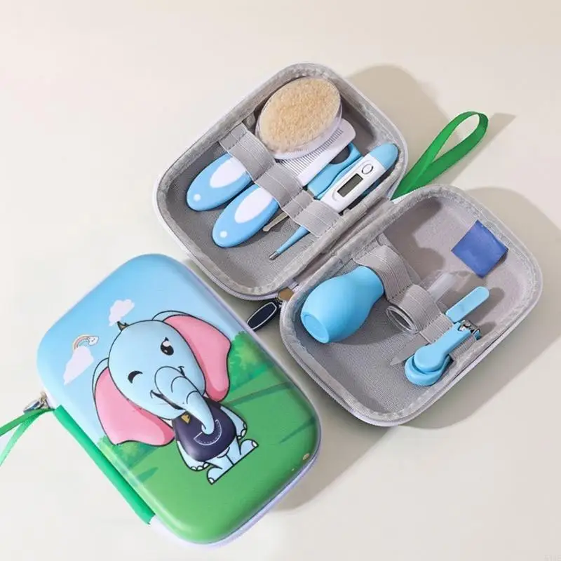 

54DF Infant Care Essential 1 Set Includes Thermograph Nasal Aspirator and More for Daily Use By Parents and Caregivers
