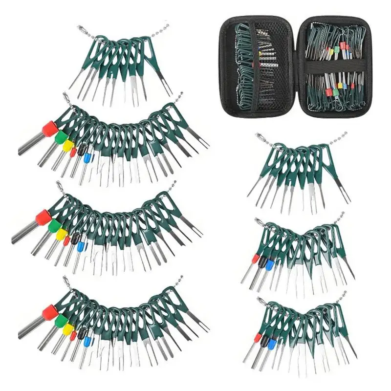 

Wire Terminal Removal Tool Auto Electrical Wiring Terminal Kit 172X Electrical Connector Pin Removal Tool Kit Pin Extractor