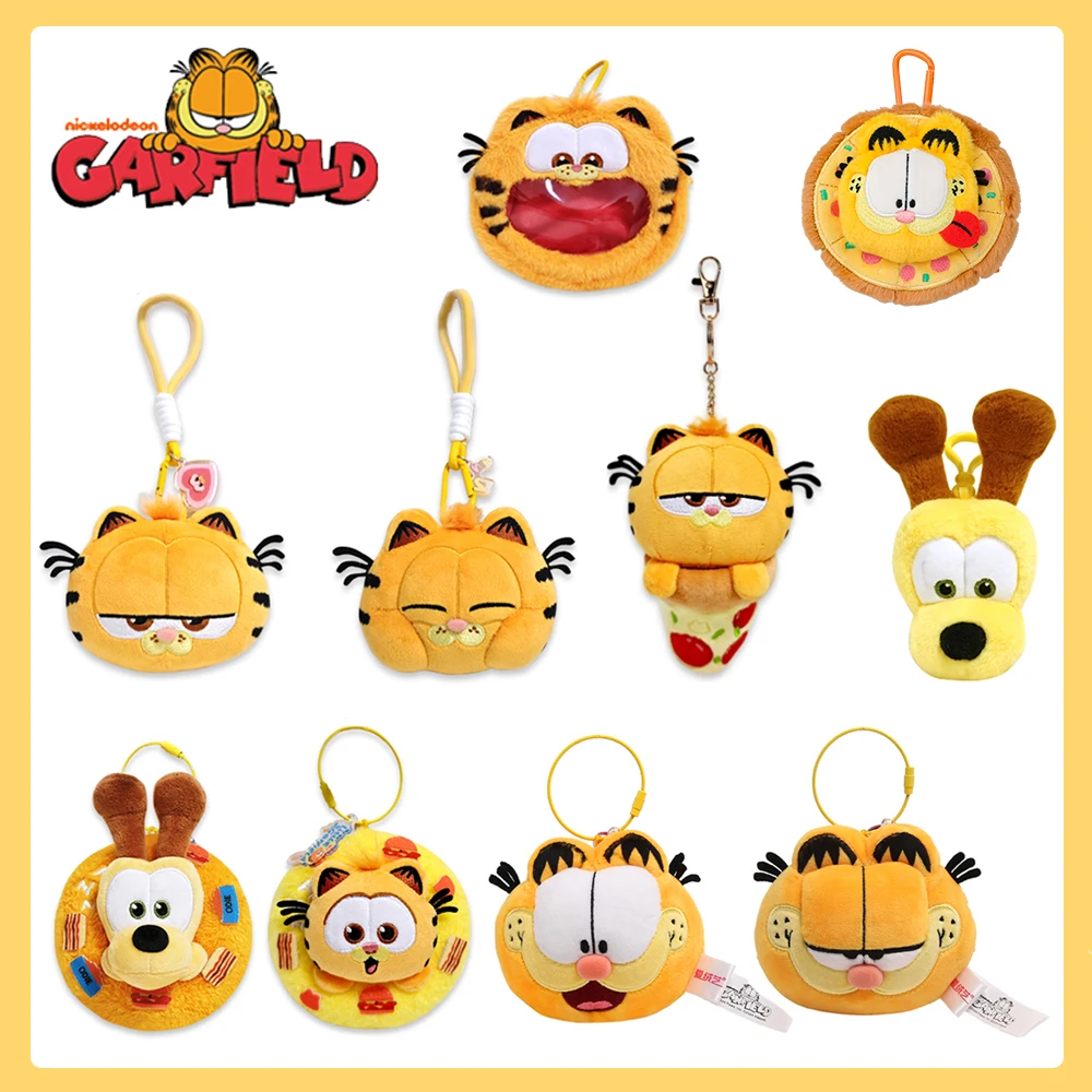 

GARFIELD Original Plush Toy Cute Garfield Cat Pendant Keychain Odie Dog Stuffed Doll Backpack Anime Product Birthday Gifts Kids