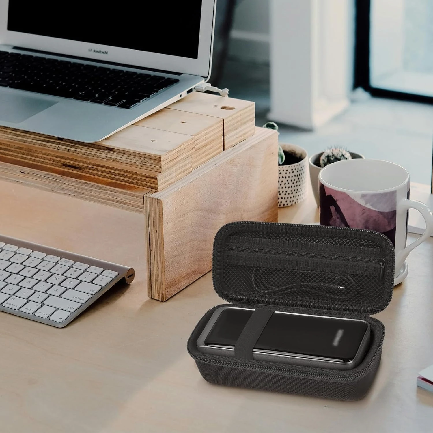 Anker Prime 737 보조 배터리용 보호 보관 케이스, USB 케이블 액세서리 박스용 휴대용 충전기 보호 보관 가방 썸네일 5