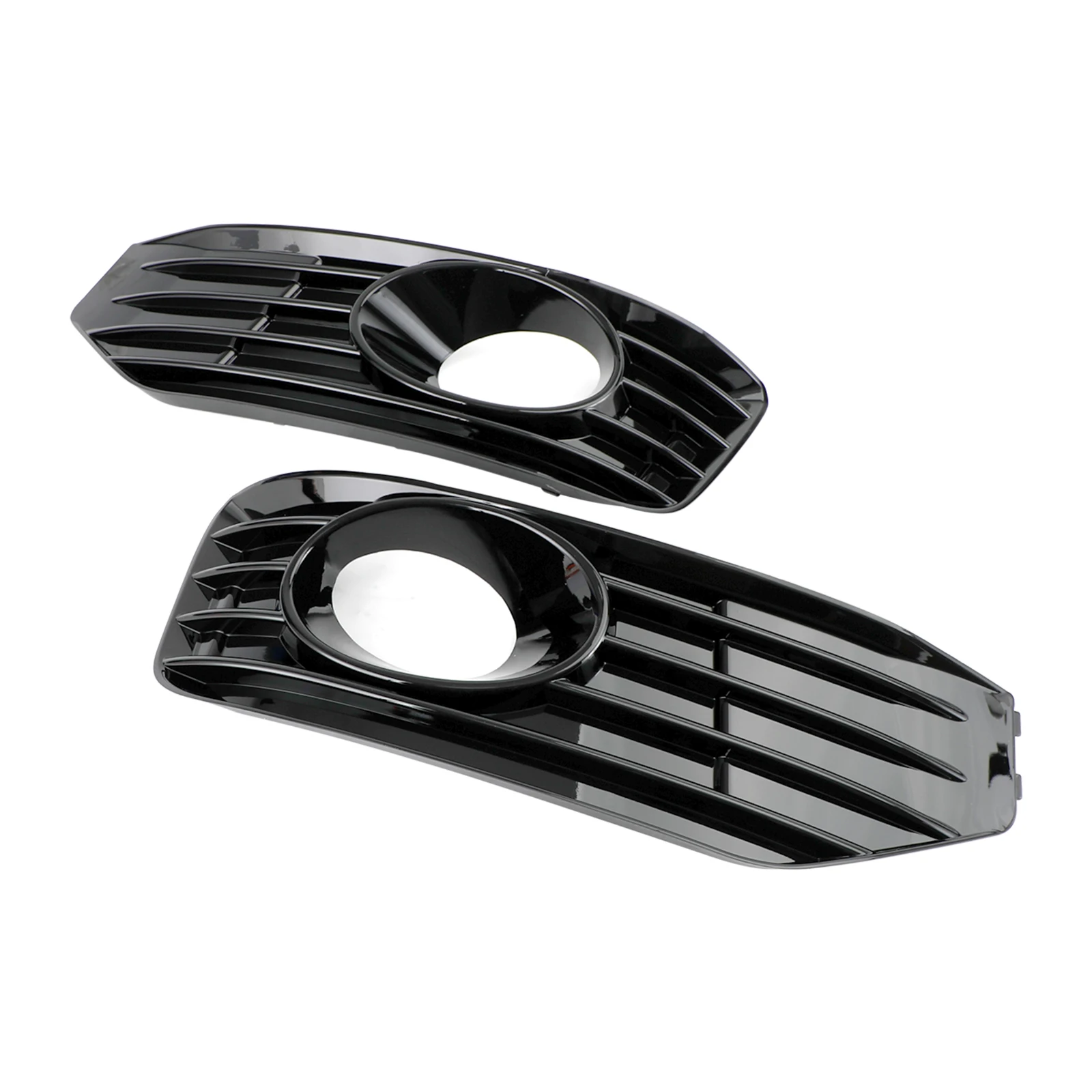 Fog Lamp Light Cover Insert S-line Grille For VW Transporter Caravelle T5 T5.1 S-Line 2010-2015 Gloss Black Car Grille