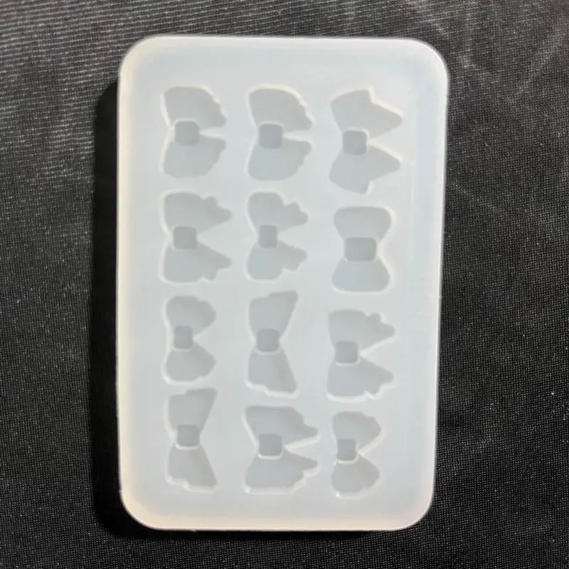195C Reusable Silicone Mold Bowknot Epoxy Resin Molds DIY Jewelry Finding Pendant Mold for Necklace Earring Jewelry Making