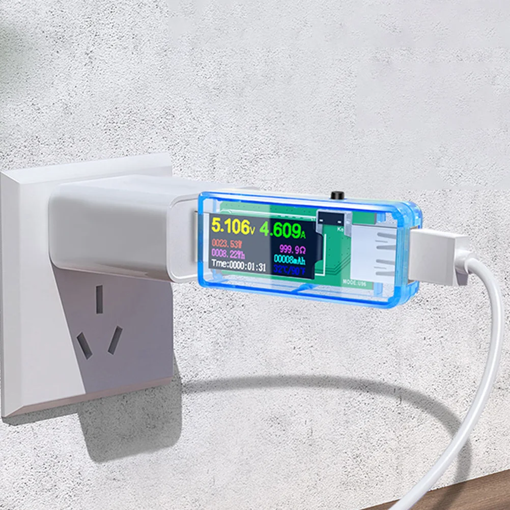 

Usb Tester Voltage Current Power Meter Type C Volt Amp Meter Lcd Display Digital Multimeter Power Bank Testing