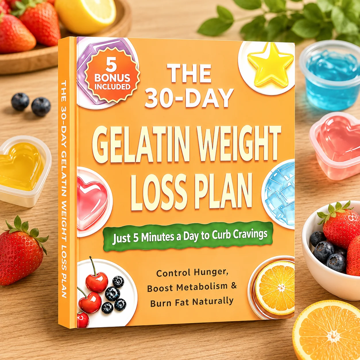 30-Day Gelatin Weight Loss Plan Book – Easy Daily Fat Burning & Healthy Craving Control Guide