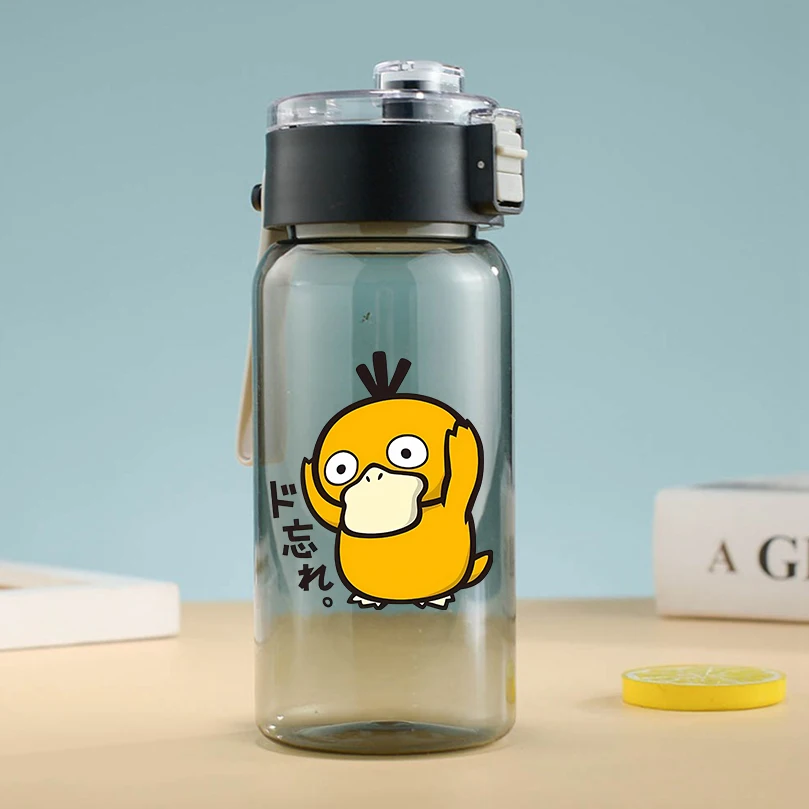 النساء الرجال المحمولة زجاجة ماء كوب ماء رياضي بوكيمون كوب مفيد السفر في الهواء الطلق مكتب زجاجة ماء أساسية كوب هدية عيد الميلاد #4