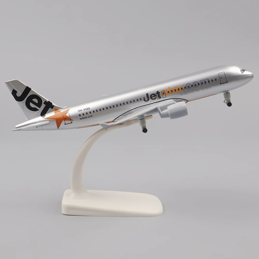 

Metal Aircraft Model 20cm 1:400 Jetstar A320 Metal Replica Alloy Material Aviation Simulation Children's Toys Boys Birthday Gift