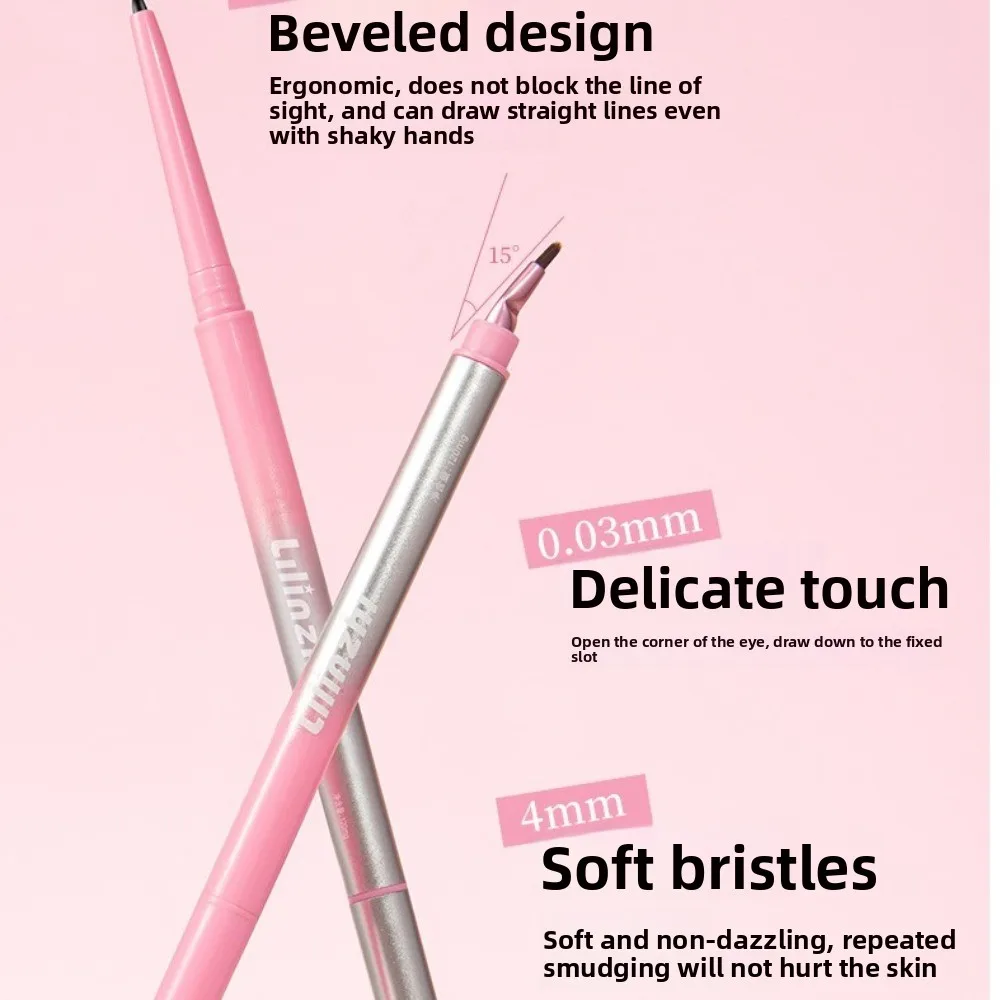 New Double-headed Eyeliner Gel Pen Sweat-proof Waterproof Eyeliner Pen Makeup Tool With Folded Corners Long-lasting Eyeliner