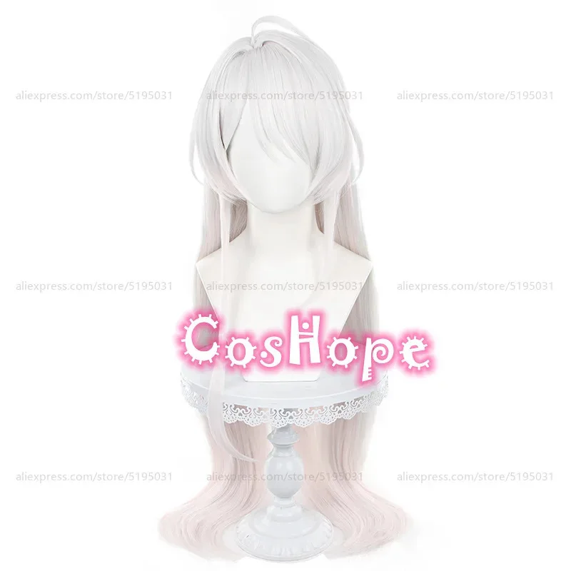 

HSR Acheron Косплей Парик 100 см Длинный Прямой Парик Серебристый Белый Оранжевый Розовый Парик Косплей Аниме Парики Термостойкие Синтетические Парики