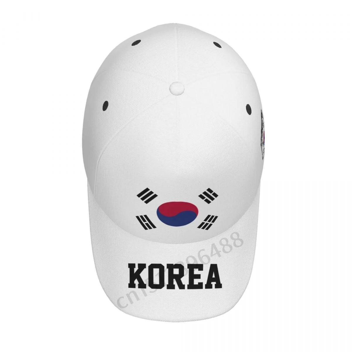 South Korea Flag 3D Soccer Hats Sun Baseball Cap Breathable Adjustable Men Women Outdoor Fishing Hat