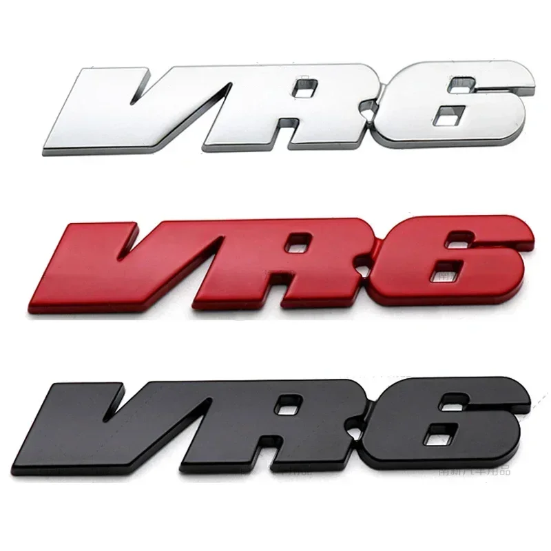 3D Car Side Body Emblem Rear Trunk Badge Sticker For Volkswagen VR6 Logo Golf Passat Vento Sharan Jetta Touareg Tiguan Polo