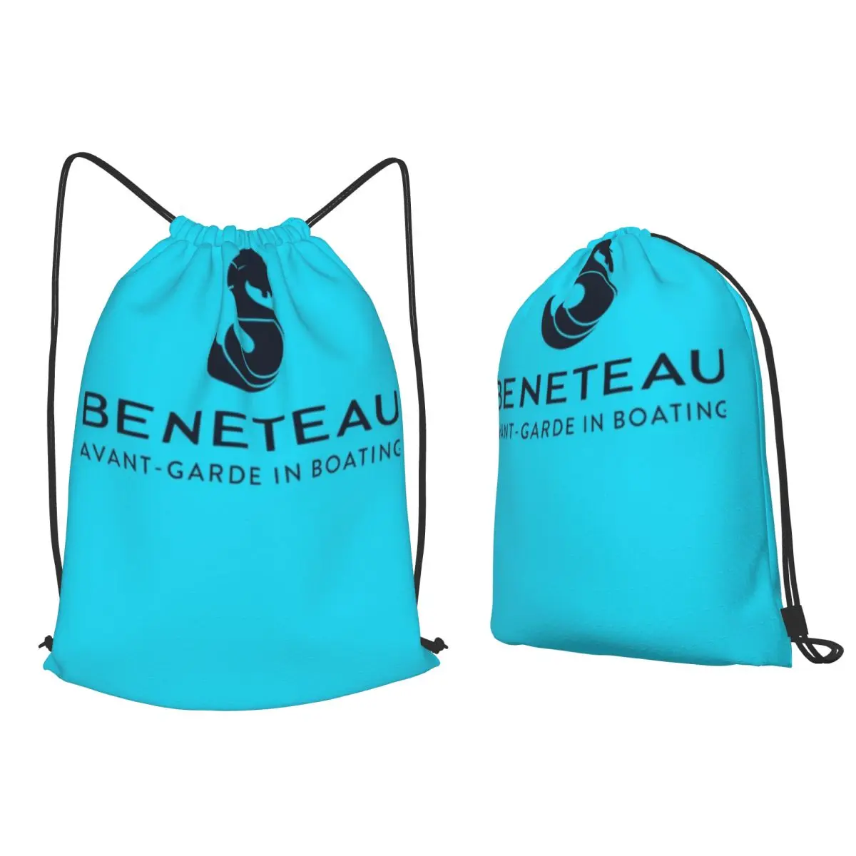 

Beneteau Yachts Logo Fishing Boats Backpacks Fashion Drawstring Bundle Pocket Shoes Bag Book Bags for Man Woman Students