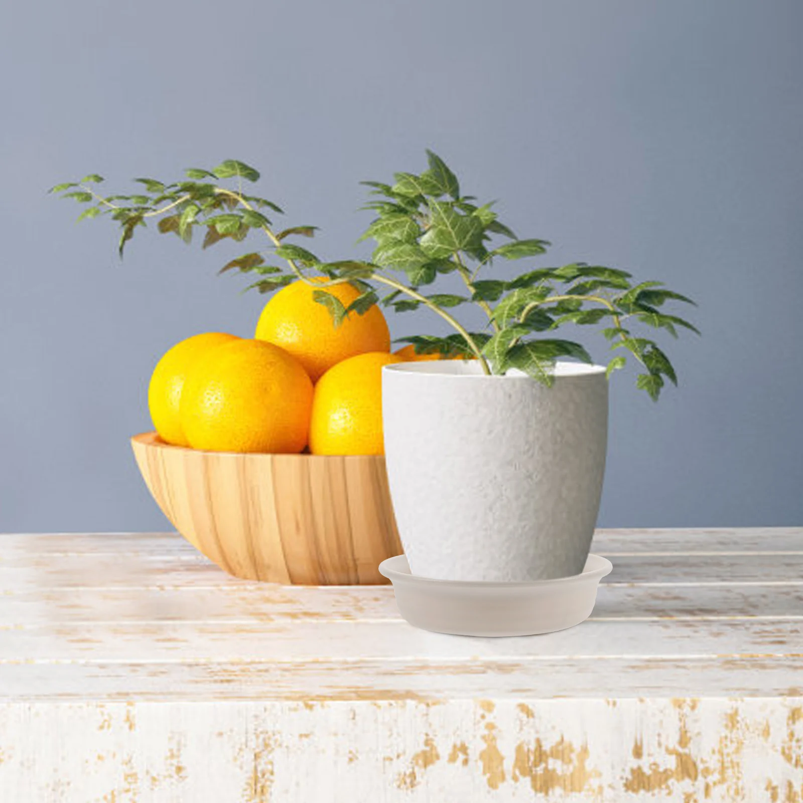 

2 Pcs Resin Tray Water for Plants Flowerpot Saucers Potted Trays Indoor Drain Pan Bottom Watering