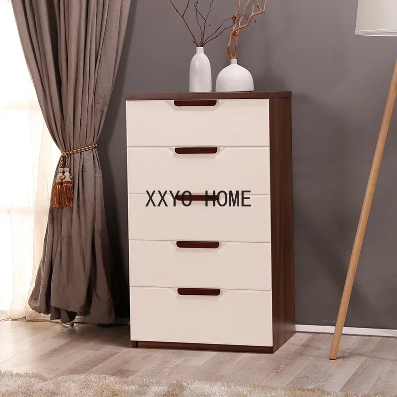 Simple Modern Nordic Style Storage Chest of Drawer Furniture Four-Bucket Chest of Drawers Bedroom Living Room Locker furniture