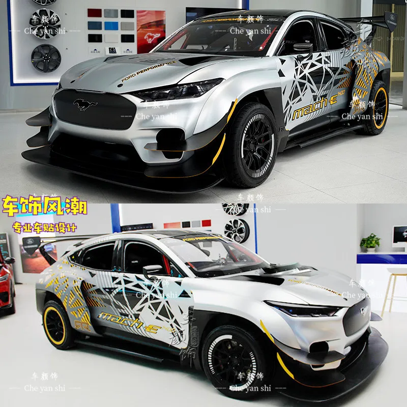 New car sticker FOR Ford Mach-E body decoration customized decal film accessories