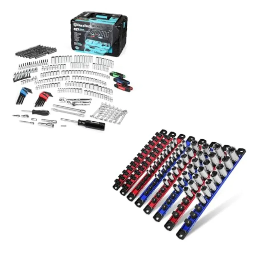 

Набор инструментов для механиков из 497 предметов и органайзер для инструментов WORKPRO