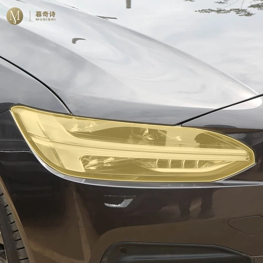 

For Volvo S90 B5 2025-2026 Pre cutting Car Exterior Headlights PPF transparent protective film TPU scratch resistant refit