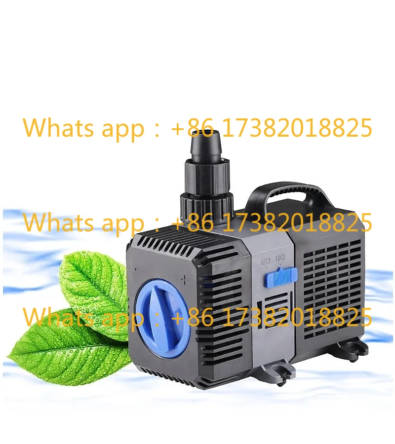 Submersible Adjustable Frequency Inline Water Pump for Aquarium Fish Tank Garden Pond Water Feature Koi Fish Filter Pump