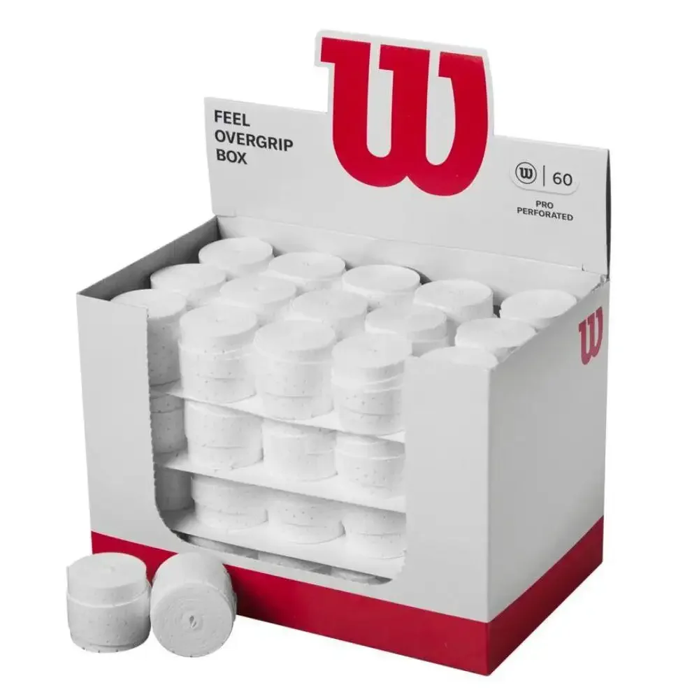 Overgrip WILSON PRO Perforado PADEL O TENIS (Packs 5,15,30 y 60 unidades)