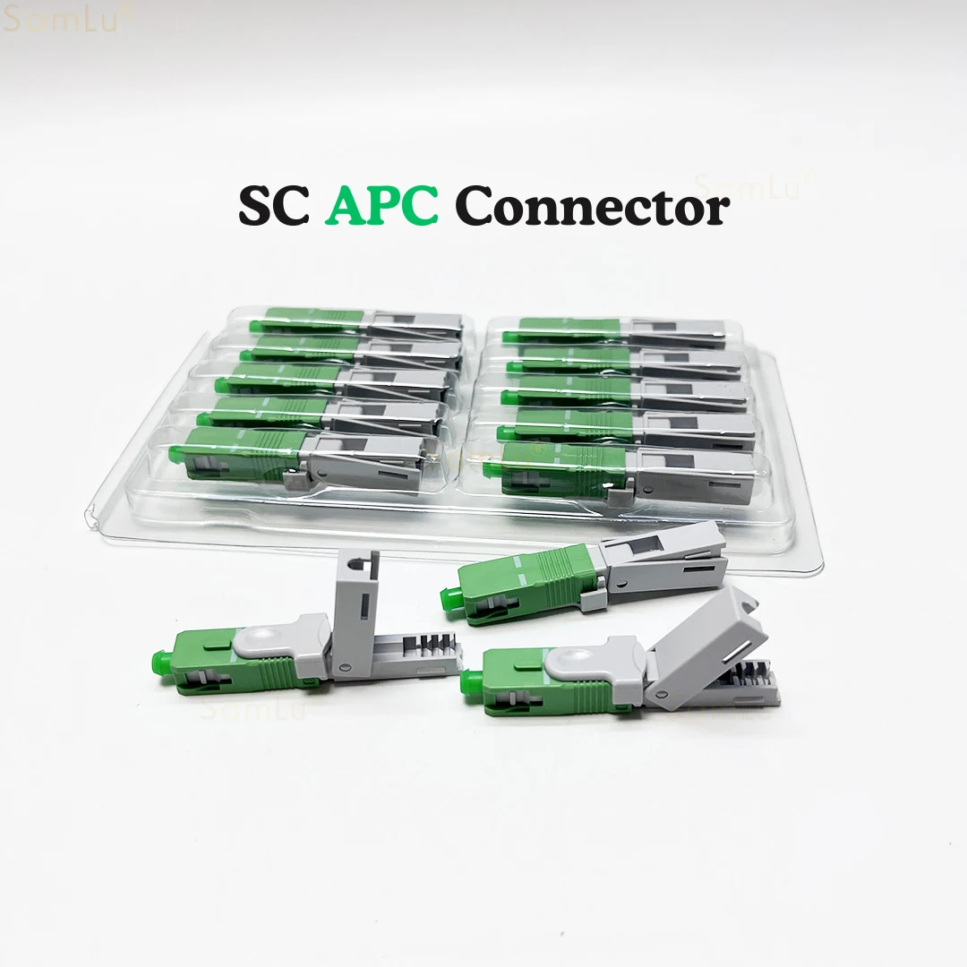 ESC250D FTTH SC APC Optical Fibe Quick Connector SC FTTH Fiber Optic Fast Connector SC Fiber Assembly Connector Factory Outlet