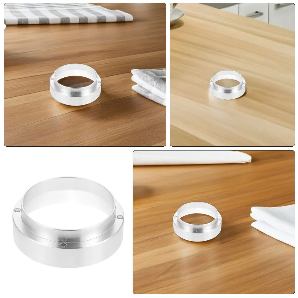 حلقة جرعات لمرشح القهوة مقاس 51 مم من الفولاذ المقاوم للصدأ أداة توزيع أرضيات الإسبريسو للفوضى - جرعات المسحوق