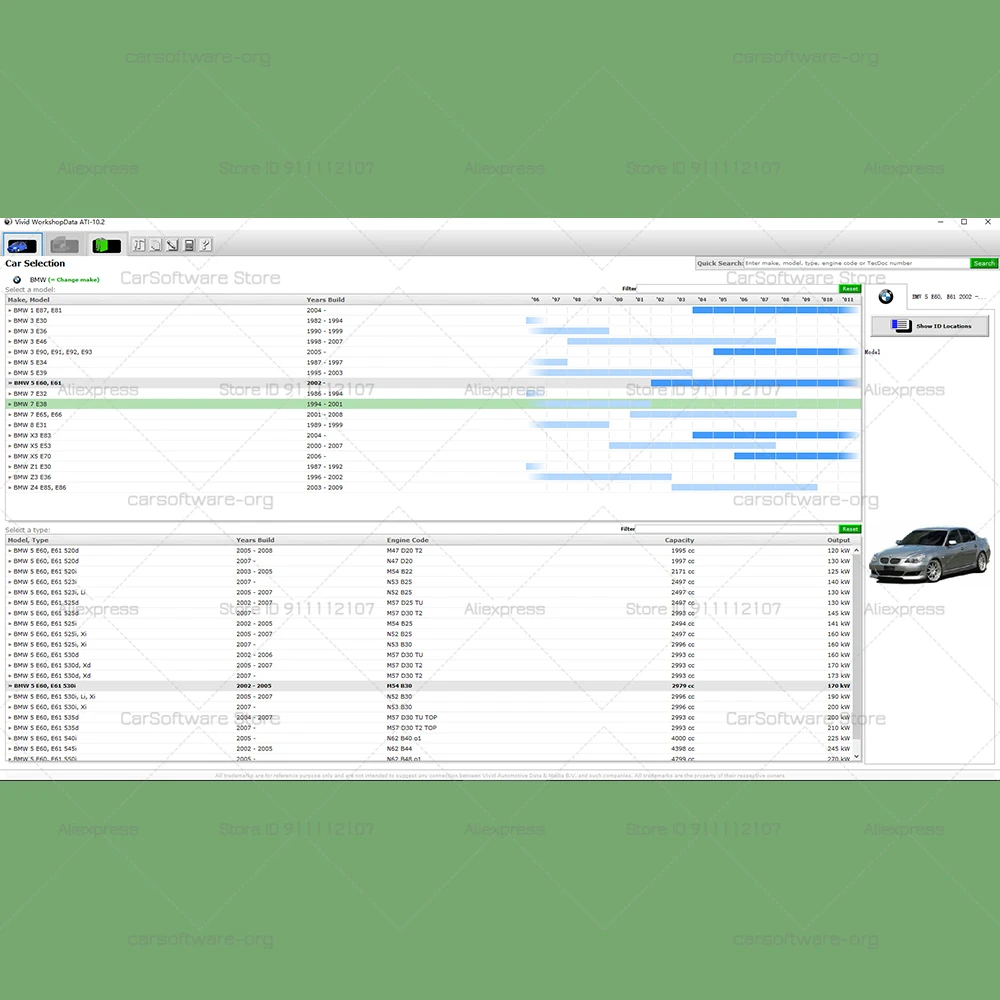 Vivid Workshop repair manual V10.2 better for for European cars 2010 Diagnose Repair Resets Adaptations Maintenance 32GB USB
