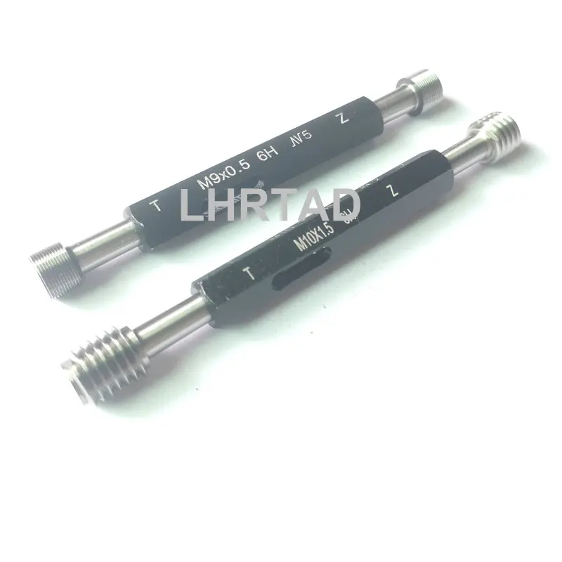 Thread plug gauges gage tap M10 6H T Z Fine thread gauge taps M10X1.25 M10X1 M10X0.75 M10X0.5 right hand gauges M10