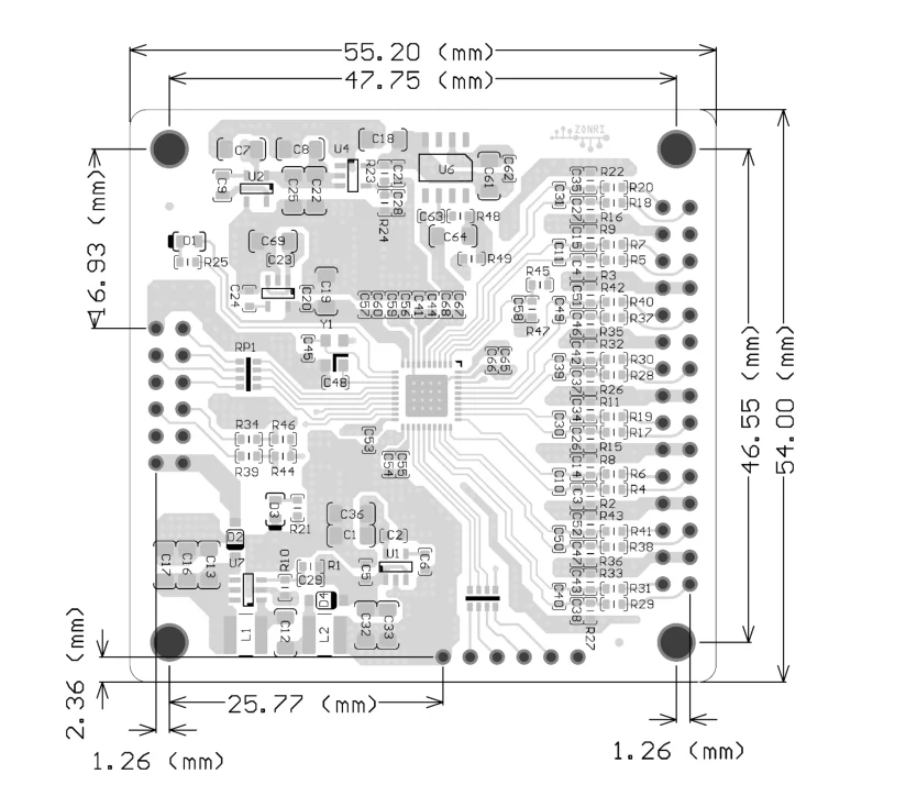 AD7175-8 Module 24Bit 250Ksps 8-Channel Differential/16-Channel Single-Ended ADC ±2.5V