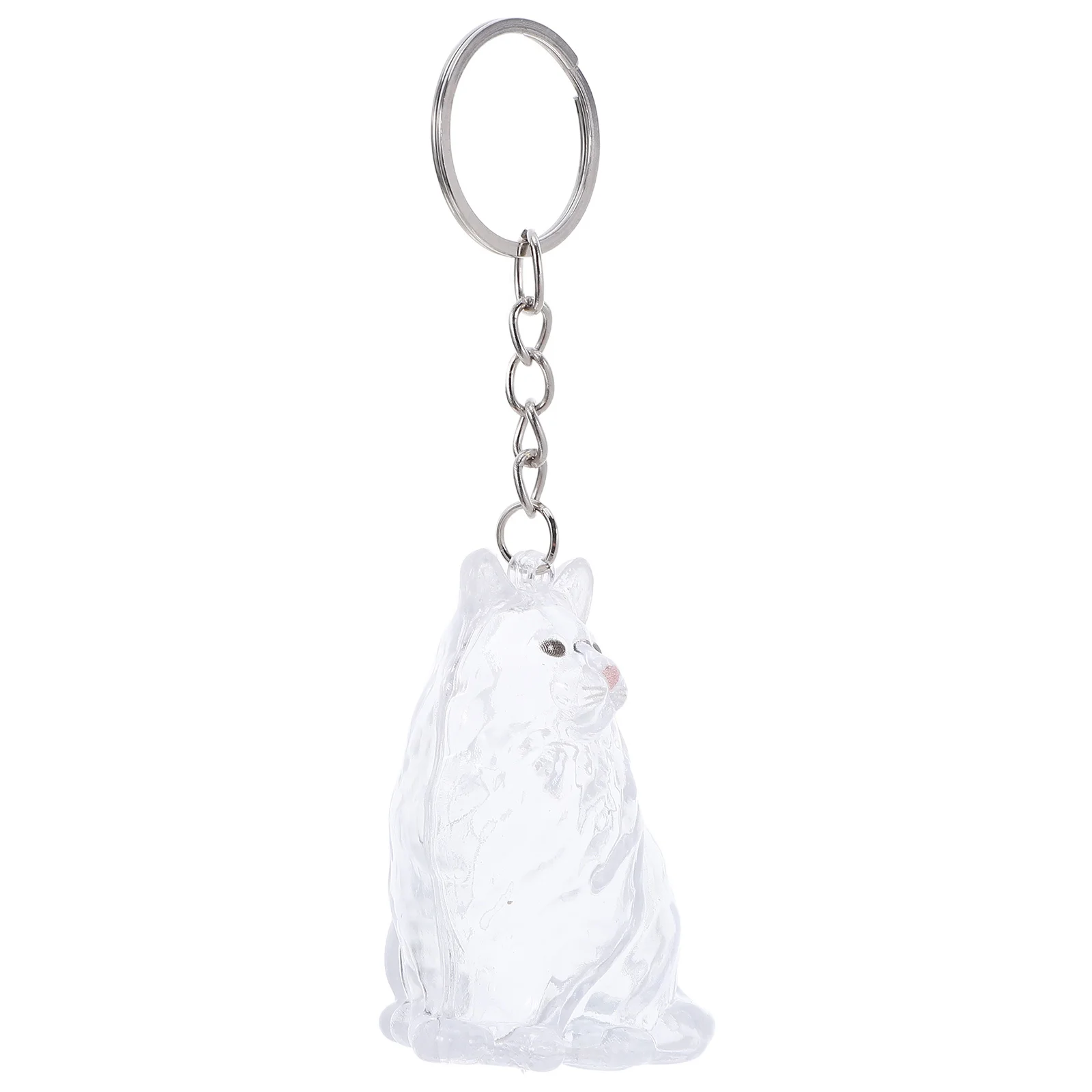 

Pet Hair Keepsake Box Keychain Shaped Storage Pendant for Cat Memorial Hair Collector Souvenir Compact Portable Design