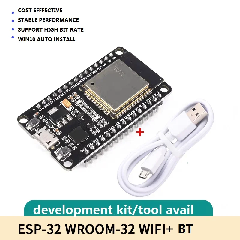 DRSAT ESP-WROOM-32 ESSP132 ESSP1D макетная плата 2,4 ГГц двухрежимный WiFi + Bluetooth двухъядерный микроконтроллер процессор Integ