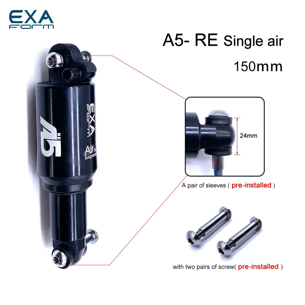 Taiwan KS A5 RE/RR1 125/150/165/190 Rear Shocks for MTB Bicycle