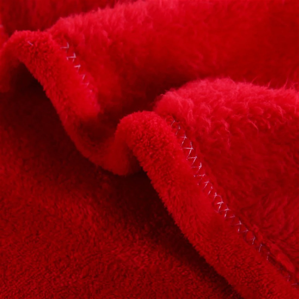 

Flannel Fleece Blanket Color Solid Bed Blanket Sheet 100x140cm Soft Warm Lightweight for Home Camping Backpacking