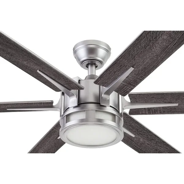 Honeywell Ceiling Fans Kaliza, 56 Inch Indoor Modern LED Ceiling Fan with Light and Remote Control, Dual Mounting Options