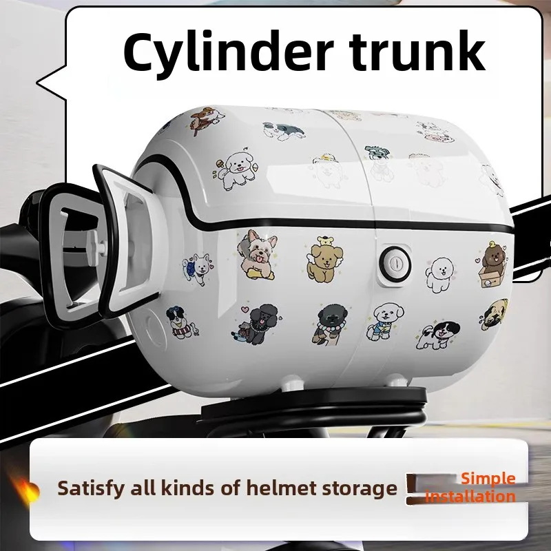 

Motorcycle Trunk Is Suitable for No. 9 Electric Vehicle Tail Box Electric Vehicle Large-capacity Scooter Gas Tank Tail Box