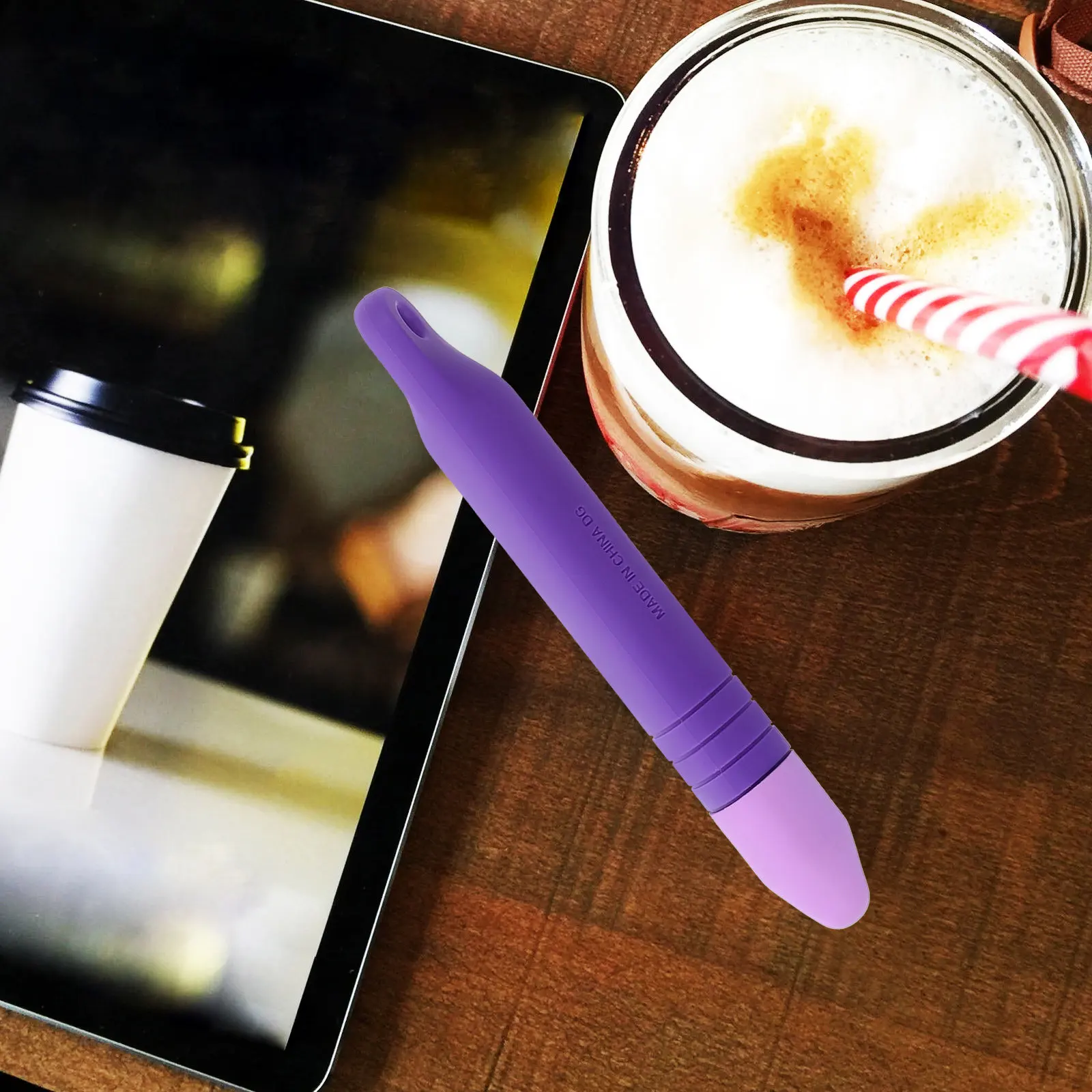 

1Set Universal Capacitive Stylus Pen Silicone Grip Touch Screen Stylus for Phone Tablet Early Learning Devices Anti-Slip