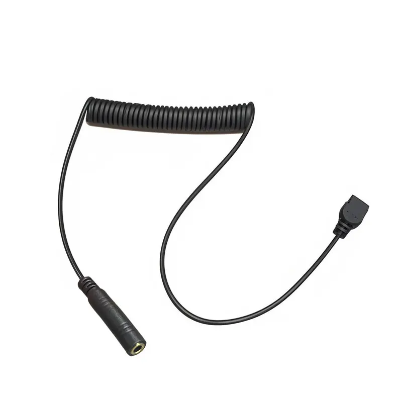 For Sena Motorcycle Bluetooth 3.5mm socket adapter cable Speaker and microphone