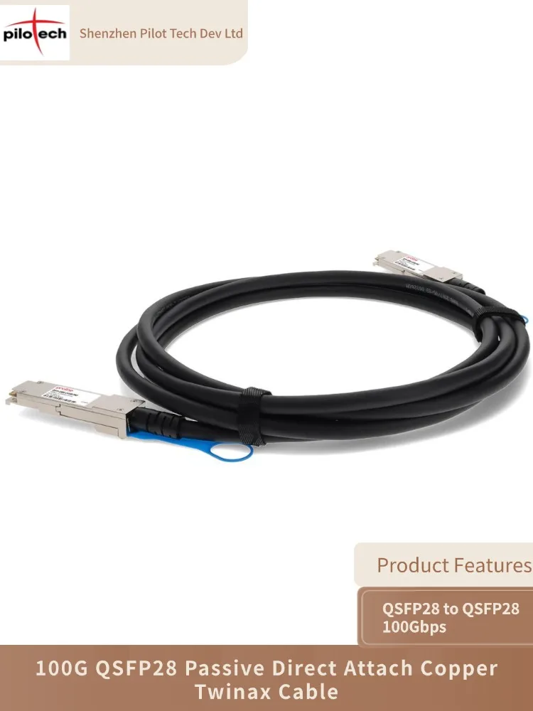 

5m (16 Feet) and Qsfp-100G-Cu5M Compatible 100g Qsfp28 Passive Direct Connection Copper Twisted Cable