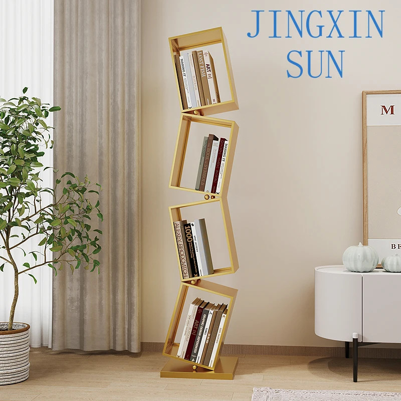 Shelf  Nordic Minimalist Bookcase White Cube Industrial Organizer Bookcase Decor Sideboards Estanteria Modern Furniture