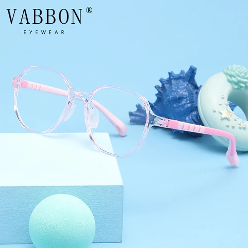 Imagen 2 del producto Vabbon moda adolescente Anti-luz azul gafas graduadas niños niñas gafas personalizables niños miopía gafas fotocromáticas Trd-102