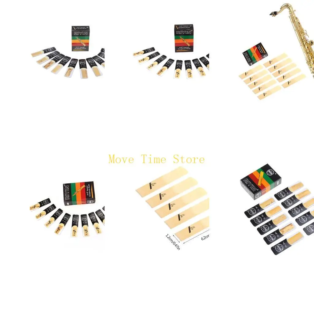 92ME 10pcs/set Professional Saxophone Set Tone with Strength 1.5-4.0